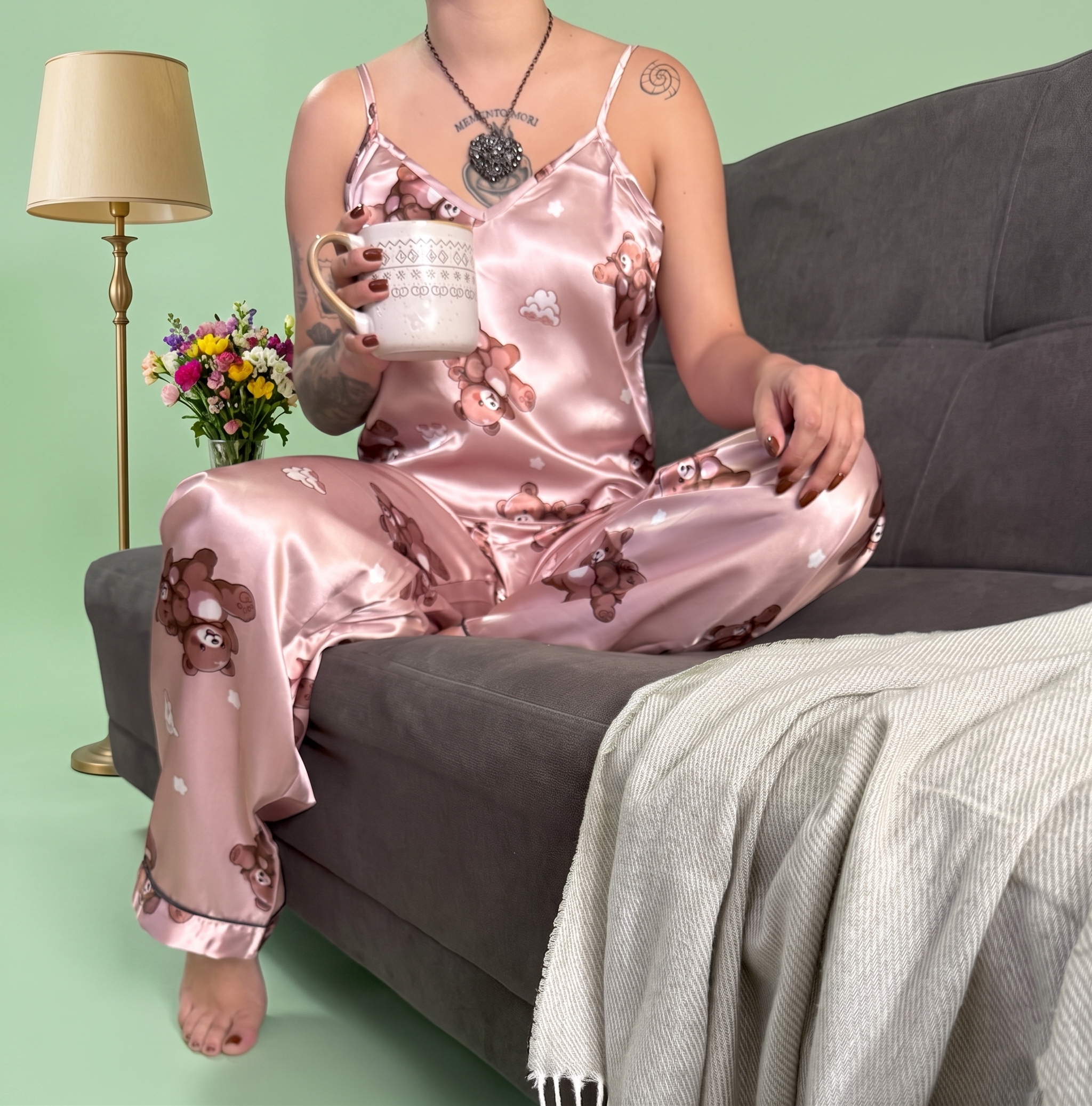 Satin Rosa Osos