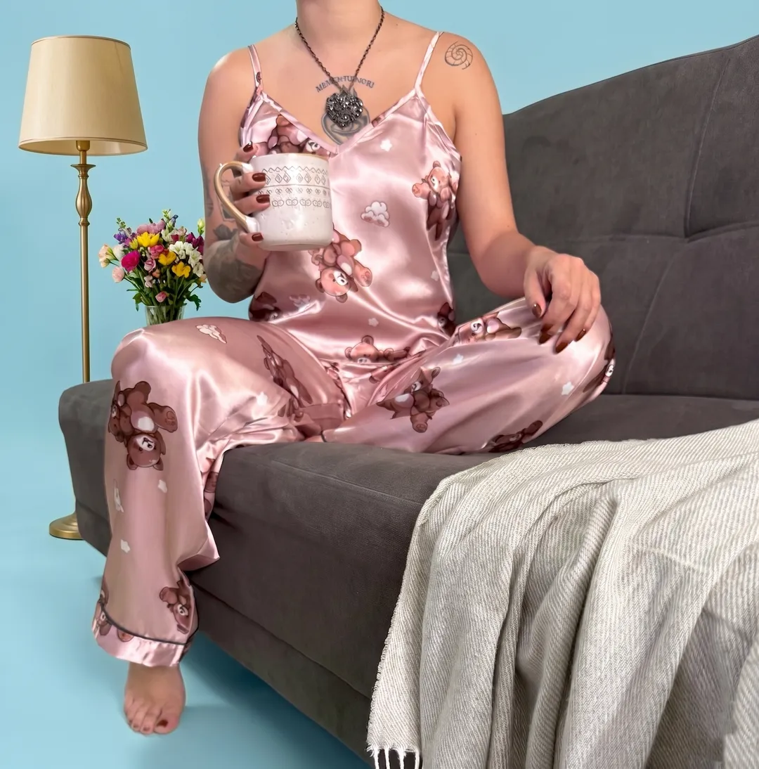 Satin Rosa Osos